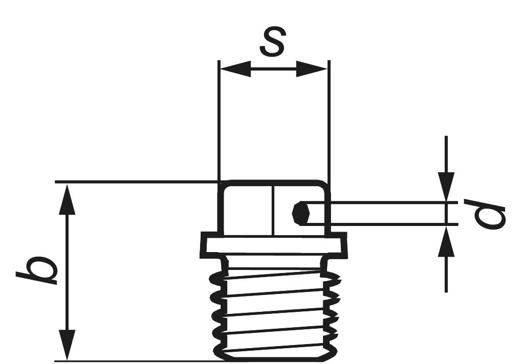 GF  294  Stopfen   1/2" schwarz